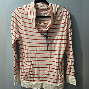 Old Navy Women’s Striped Mock Neck Top